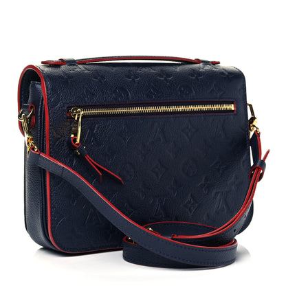 Louis Vuitton Empreinte Pochette Metis Marine Rouge 3 of 9