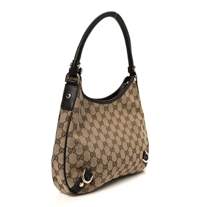 Gucci Monogram Medium Abbey D Ring Hobo Brown 3 of 10