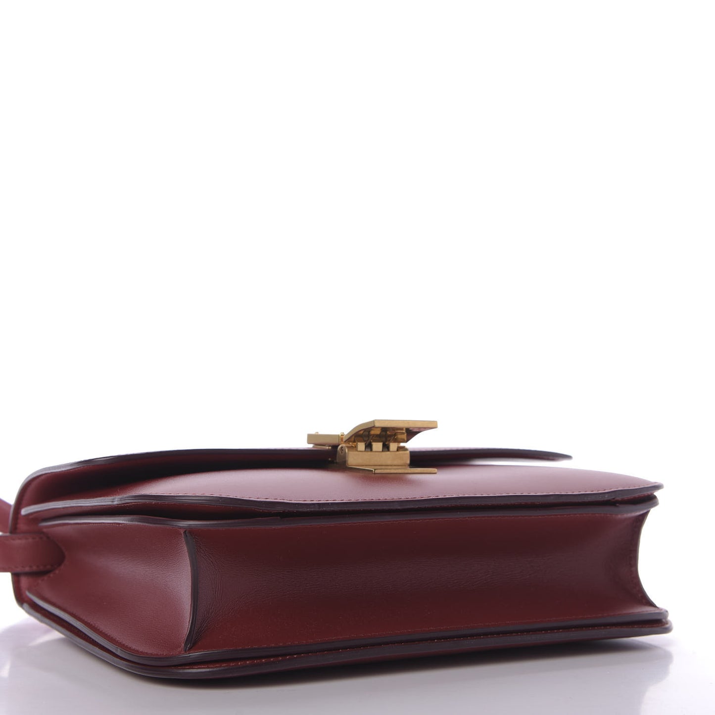 Box Calfskin Medium Classic Box Flap Bag Red