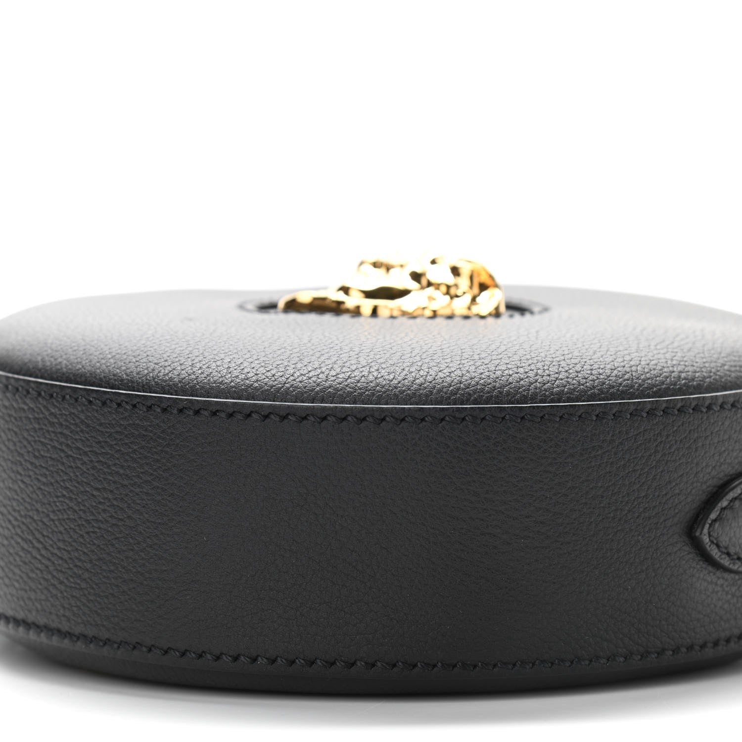 Versace Calfskin La Medusa Round Camera Bag Black 9 of 9