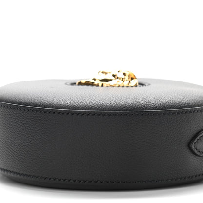 Versace Calfskin La Medusa Round Camera Bag Black 9 of 9