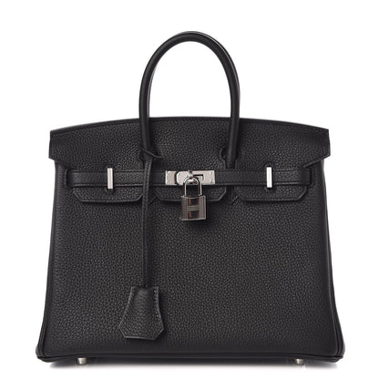 Hermes Togo Birkin 25 Black 1 of 8