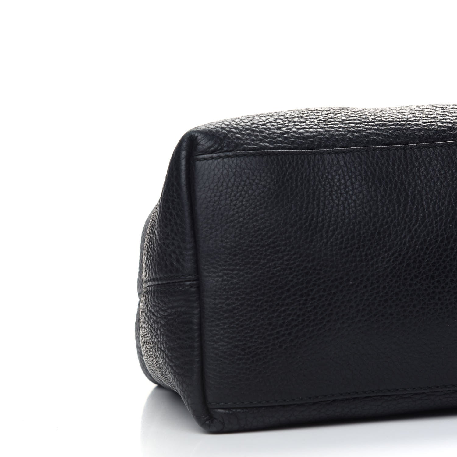 Gucci Pebbled Calfskin Medium Soho Chain Shoulder Bag Black 8 of 11