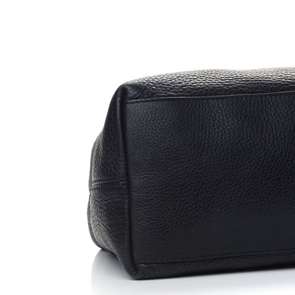 Gucci Pebbled Calfskin Medium Soho Chain Shoulder Bag Black 8 of 11