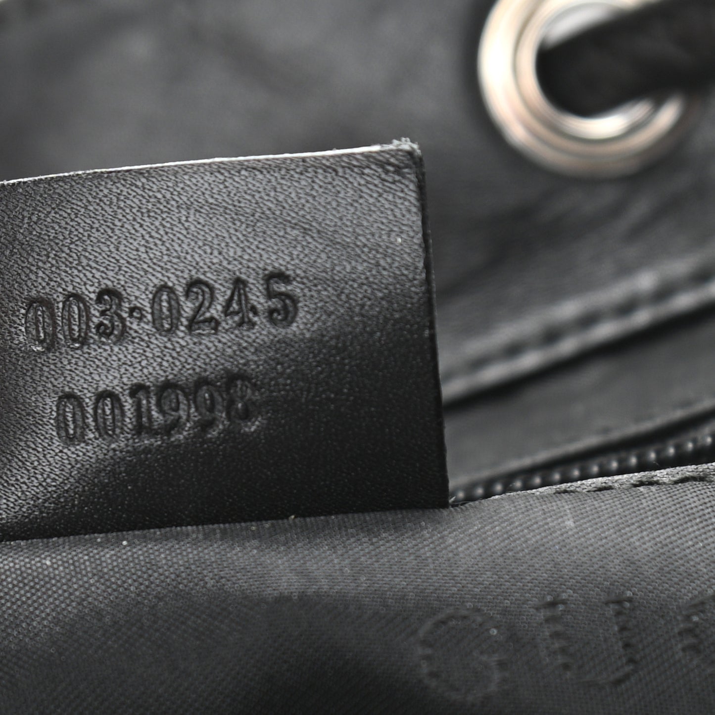 Nylon Monogram Backpack Black