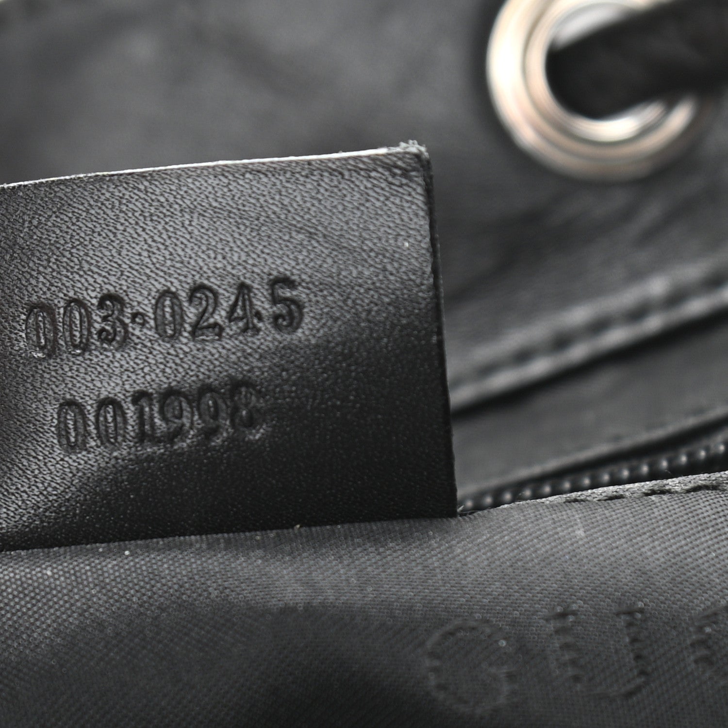 Gucci Nylon Monogram Backpack Black 7 of 13