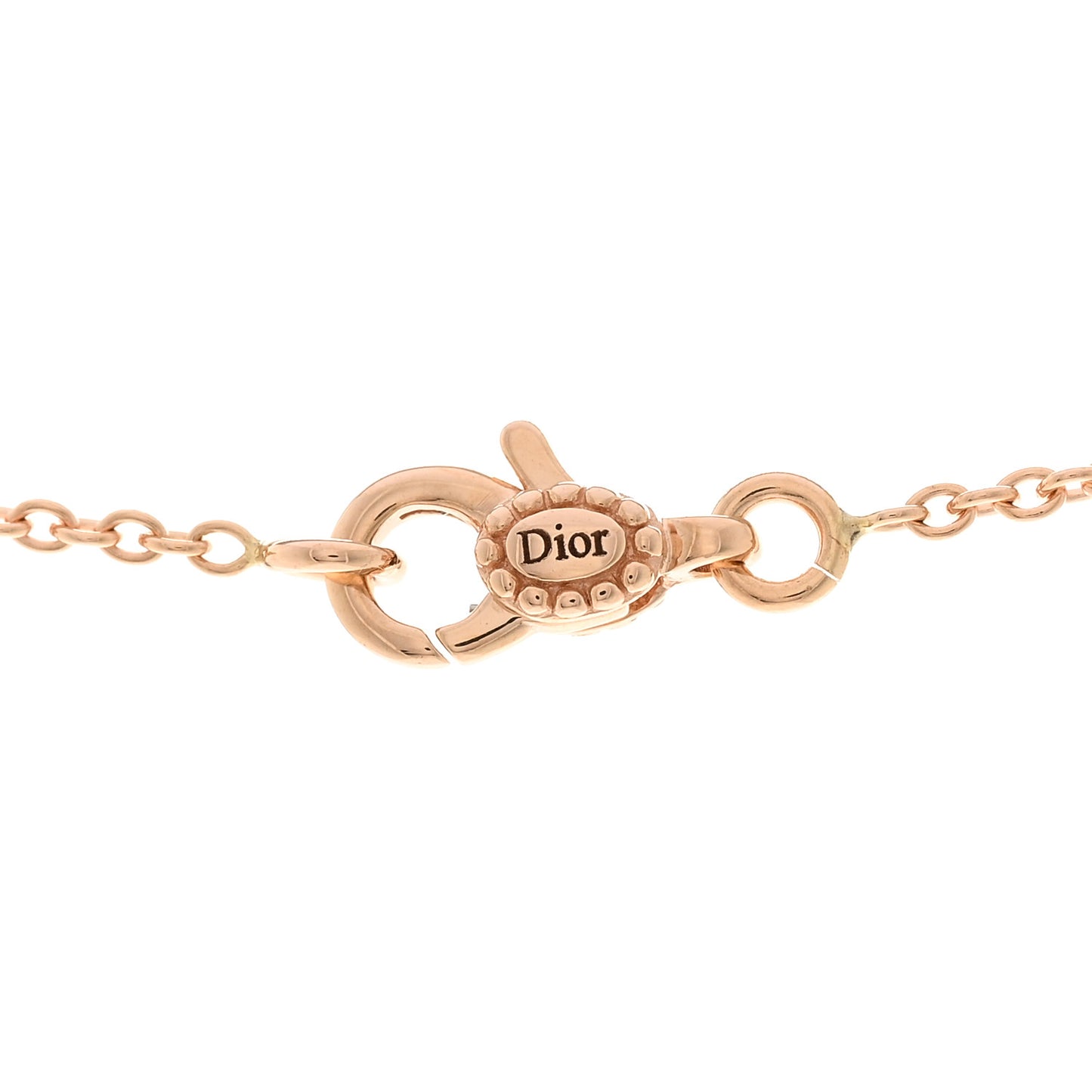 18K Rose Gold Diamond Small Rose Couture Necklace