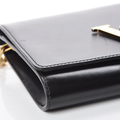 Louis Vuitton Calfskin Chain Louise GM Black 9 of 10