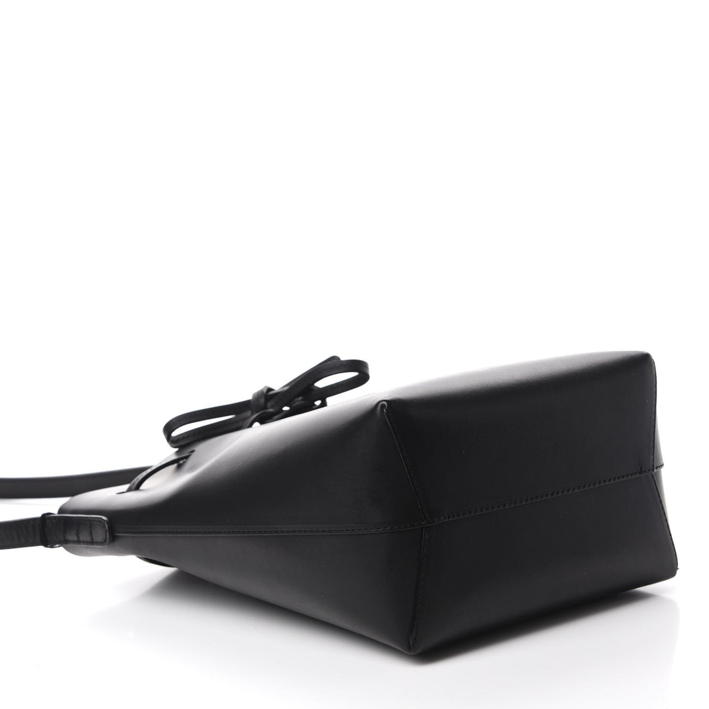 Calfskin Mini Bucket Bag Black Ballerina