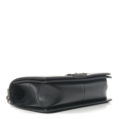 Chanel Caviar Quilted Medium Boy Flap Black 3 of 6