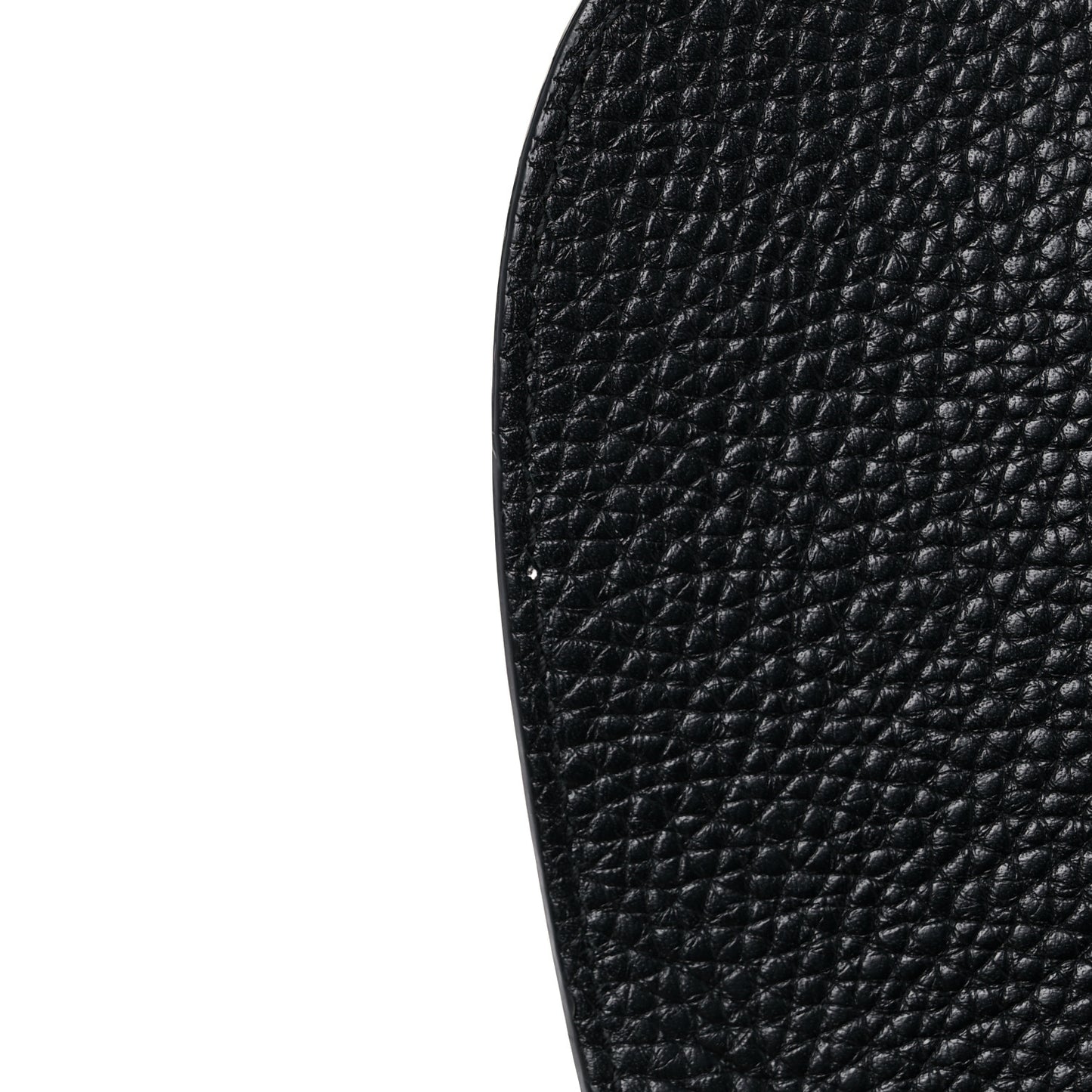 Pebbled Calfskin Medium Soho Flap Crossbody Black