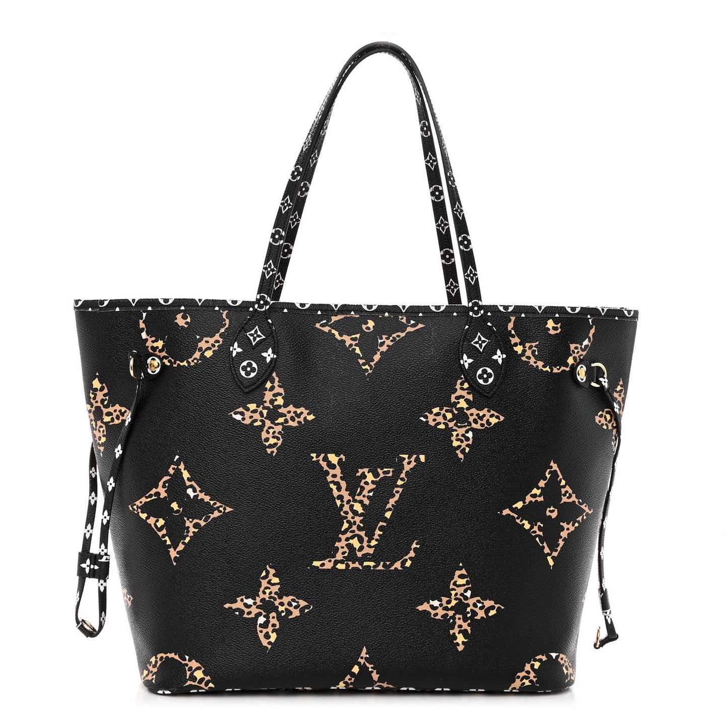 Monogram Giant Jungle Neverfull MM Black