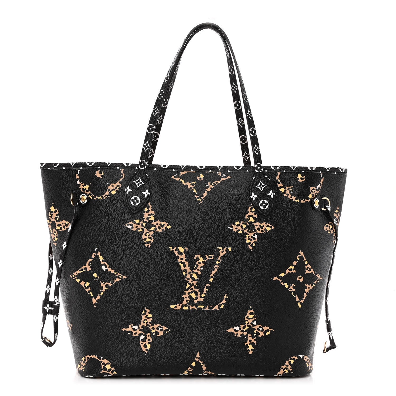 Louis Vuitton Monogram Giant Jungle Neverfull MM Black 3 of 10