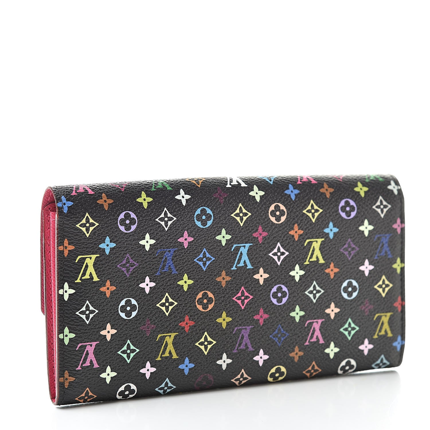 Louis Vuitton Monogram Multicolor Sarah Wallet Black Grenade 3 of 7