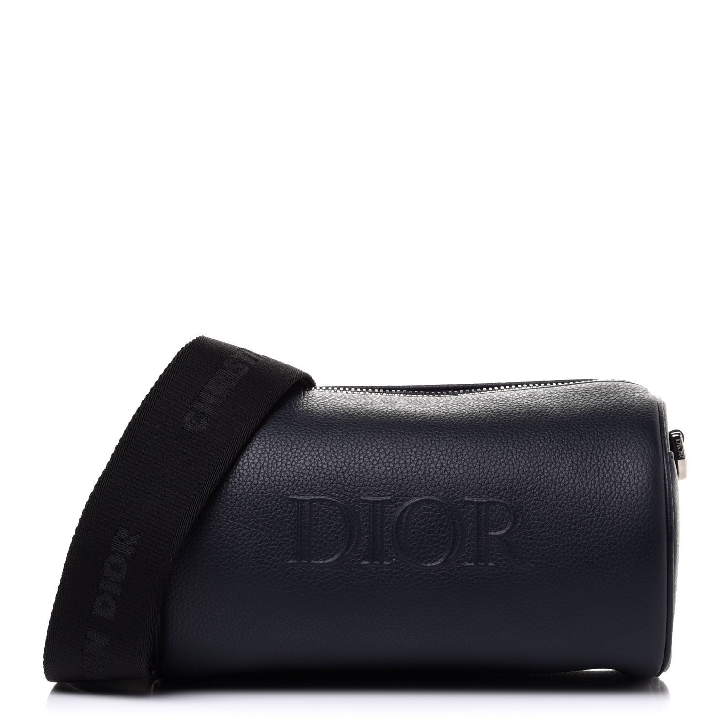 Christian Dior HOMME Grained Calfskin Mens Roller Messenger Blue 1 of 10