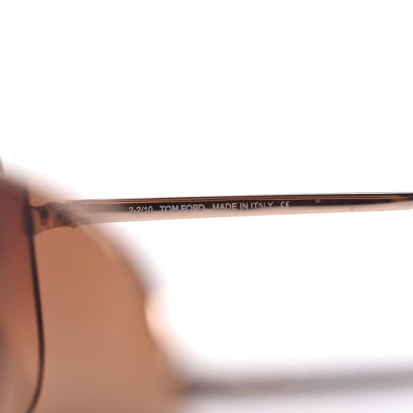Metal Charles Aviator Sunglasses TF35 Gold