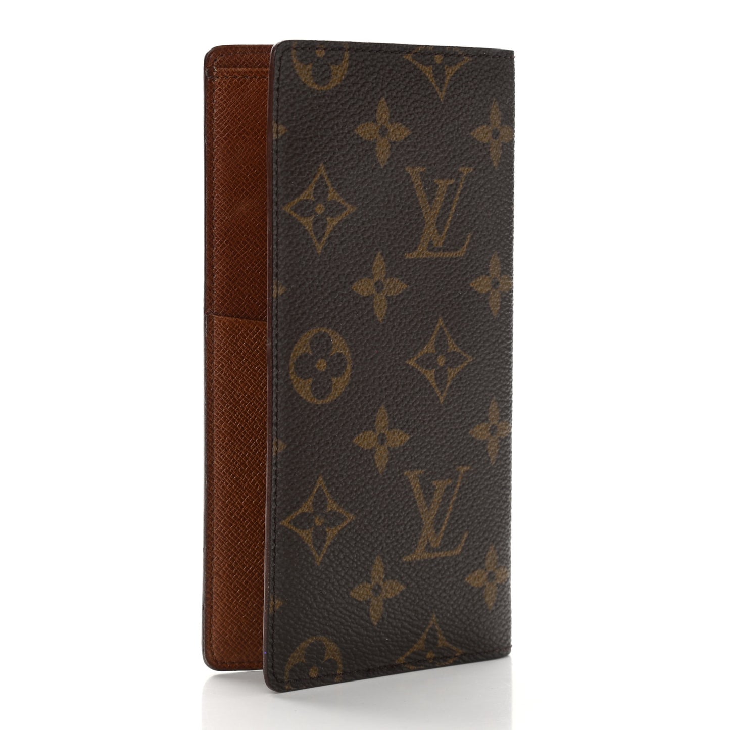 Monogram Checkbook Holder Case Wallet