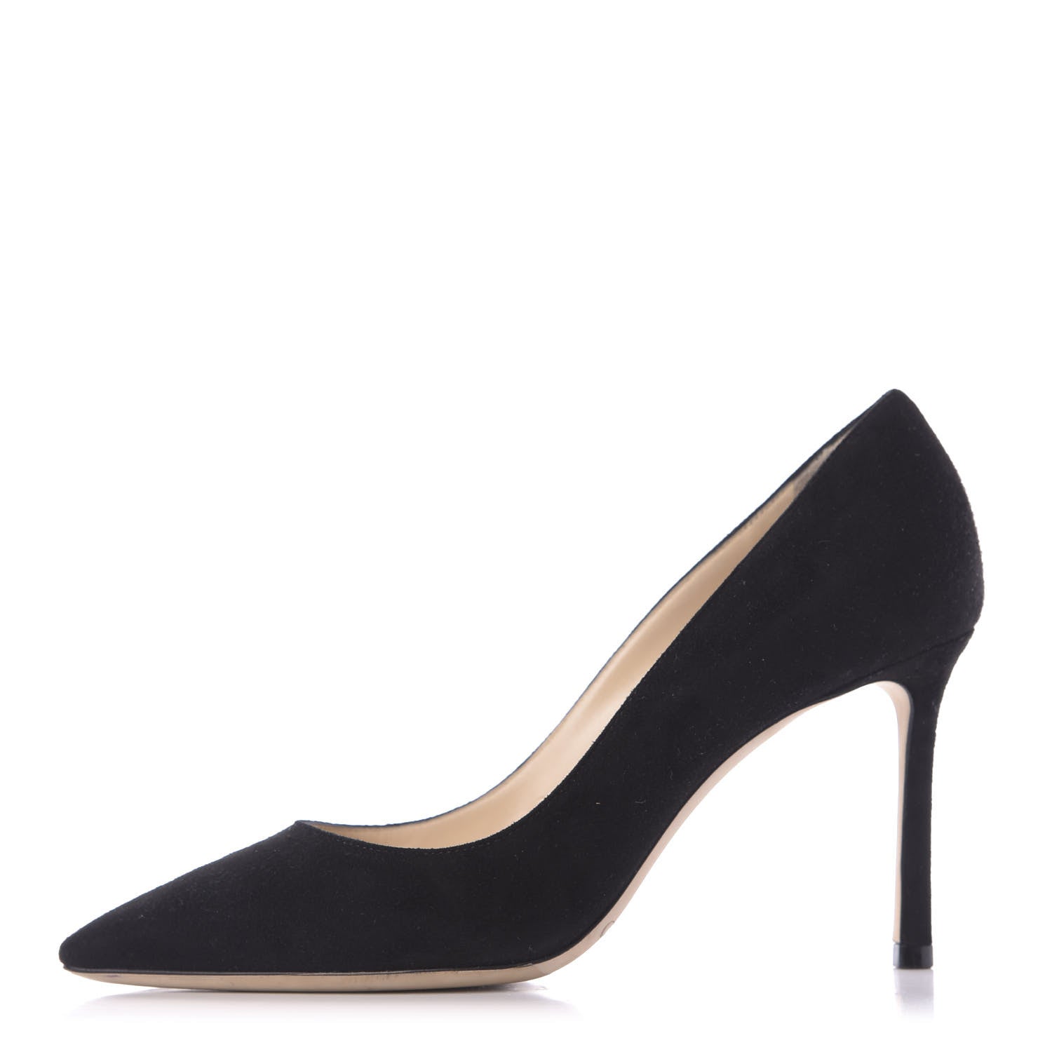 Jimmy Choo Suede Romy 85 Pumps 36 Black 1 of 10