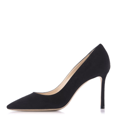 Jimmy Choo Suede Romy 85 Pumps 36 Black 1 of 10