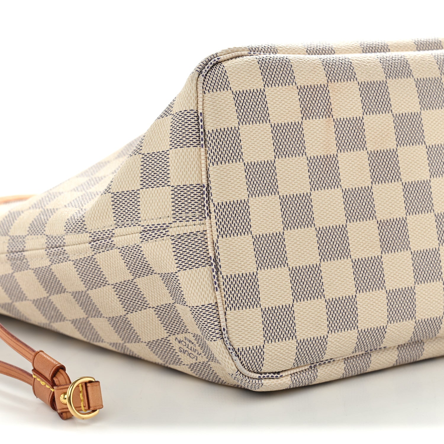 Louis Vuitton Damier Azur Neo Neverfull MM Rose Ballerine 9 of 15