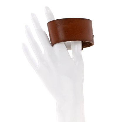 Hermes Barenia Cuff Bracelet PM Fauve 2 of 5