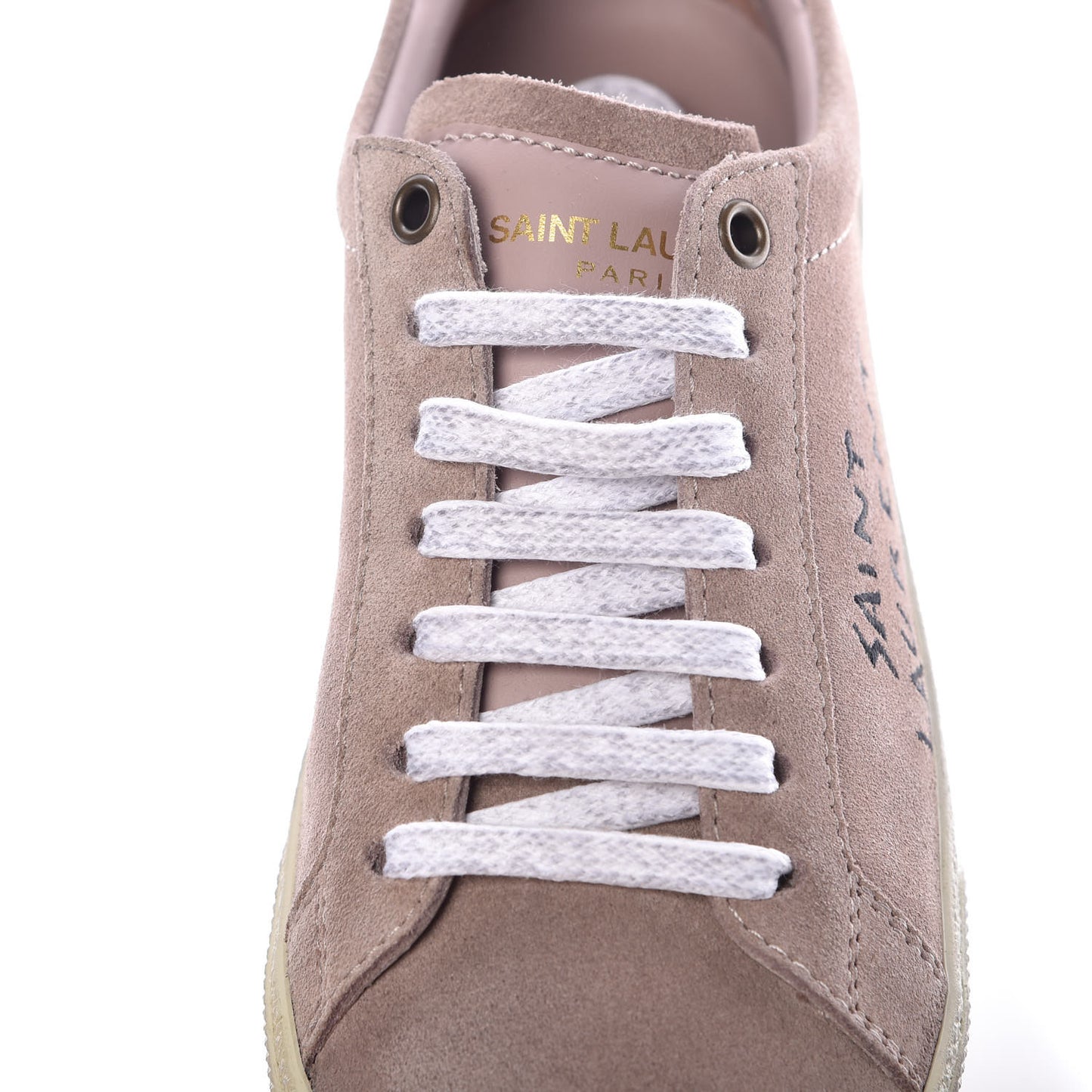 Distressed Suede Womens Court Classic Sneakers 37 Rose Antique