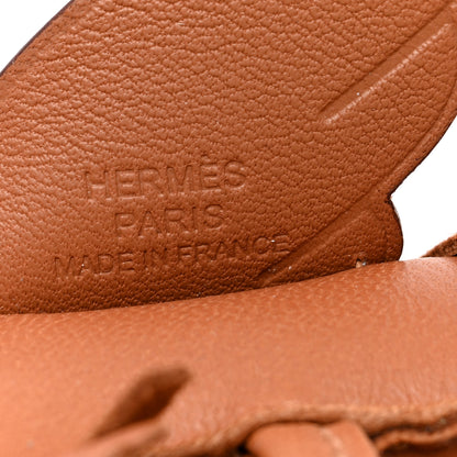 Hermes Milo Lambskin Swift Grigri Rodeo Pegase Horse Bag Charm PM Gold 3 of 5