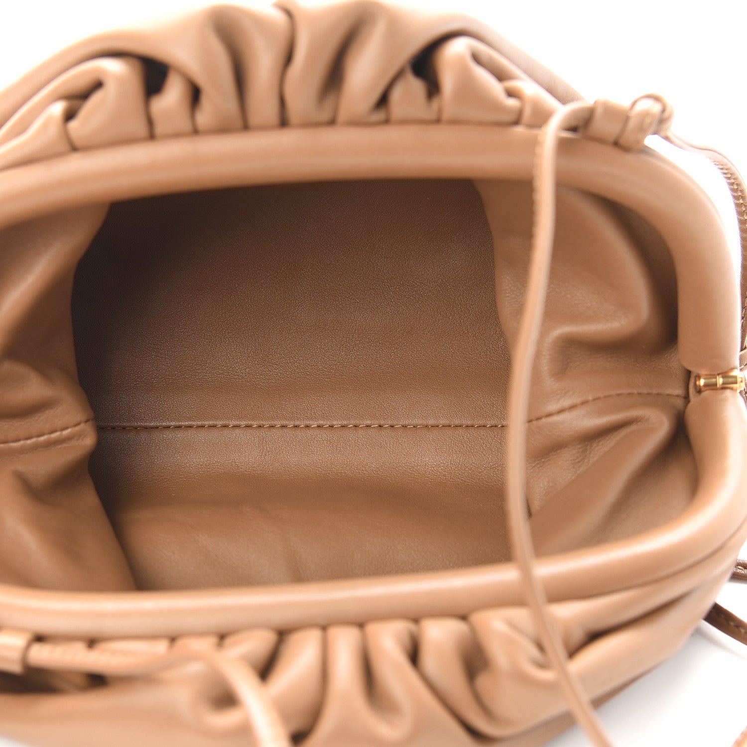 Bottega Veneta Butter Calfskin The Mini Pouch Cammello 5 of 8
