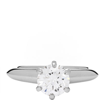 Tiffany Platinum Diamond 1.02ct Solitaire Engagement Ring 48 4.5 1 of 7