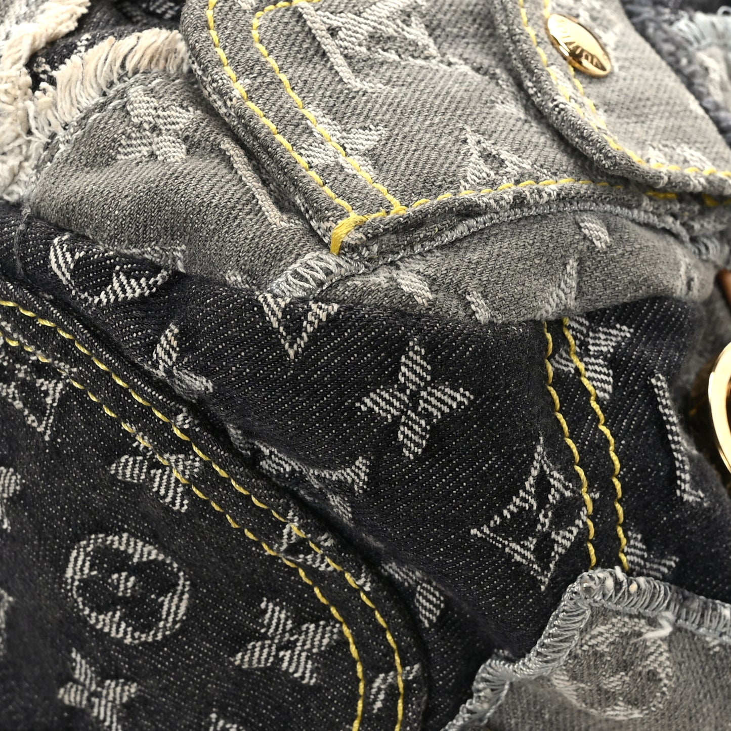 Denim Patchwork Bowly Black