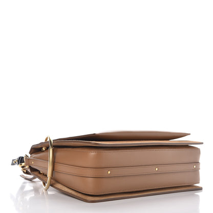 Chloe Calfskin Suede Medium Roy Bag Nut 5 of 10