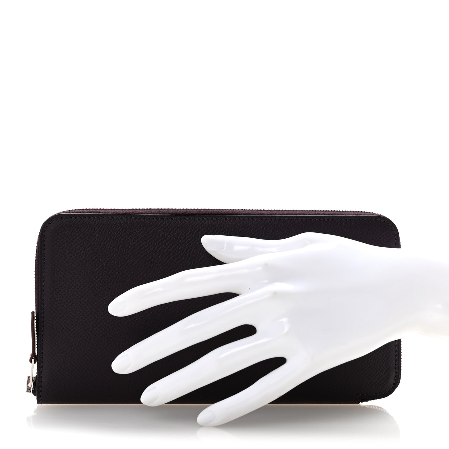 Epsom Silk'In Wallet Raisin