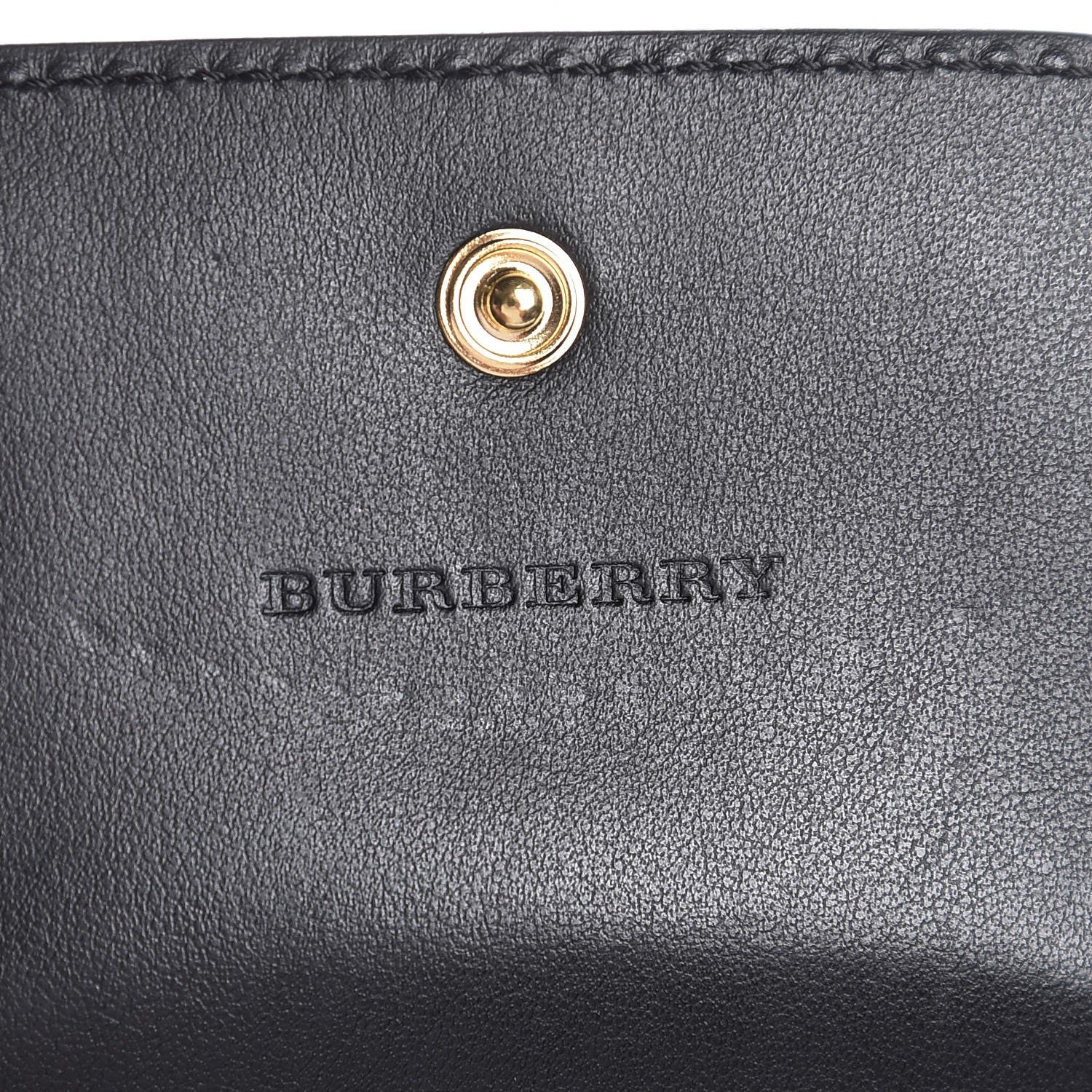 Burberry Grainy Calfskin Card Case Black 6 of 8