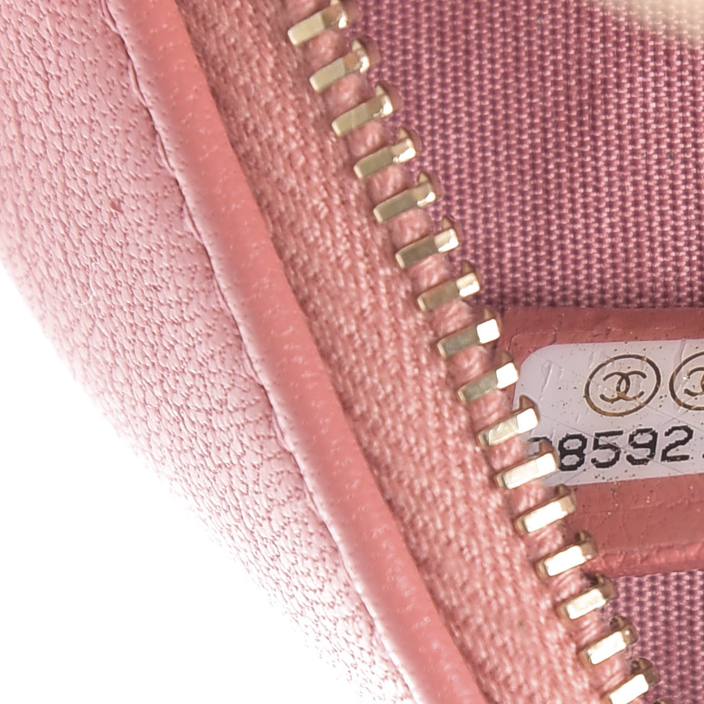 Lambskin Quilted Round Clutch With Chain Pink