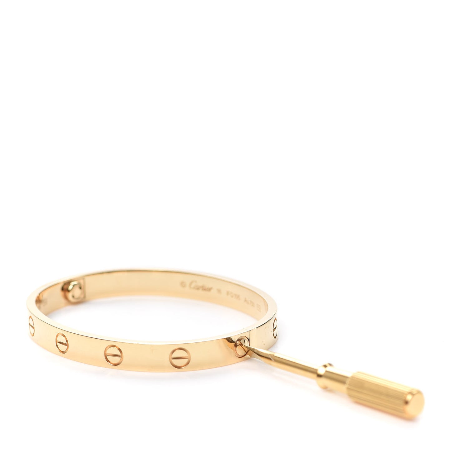 18K Yellow Gold LOVE Bracelet 16