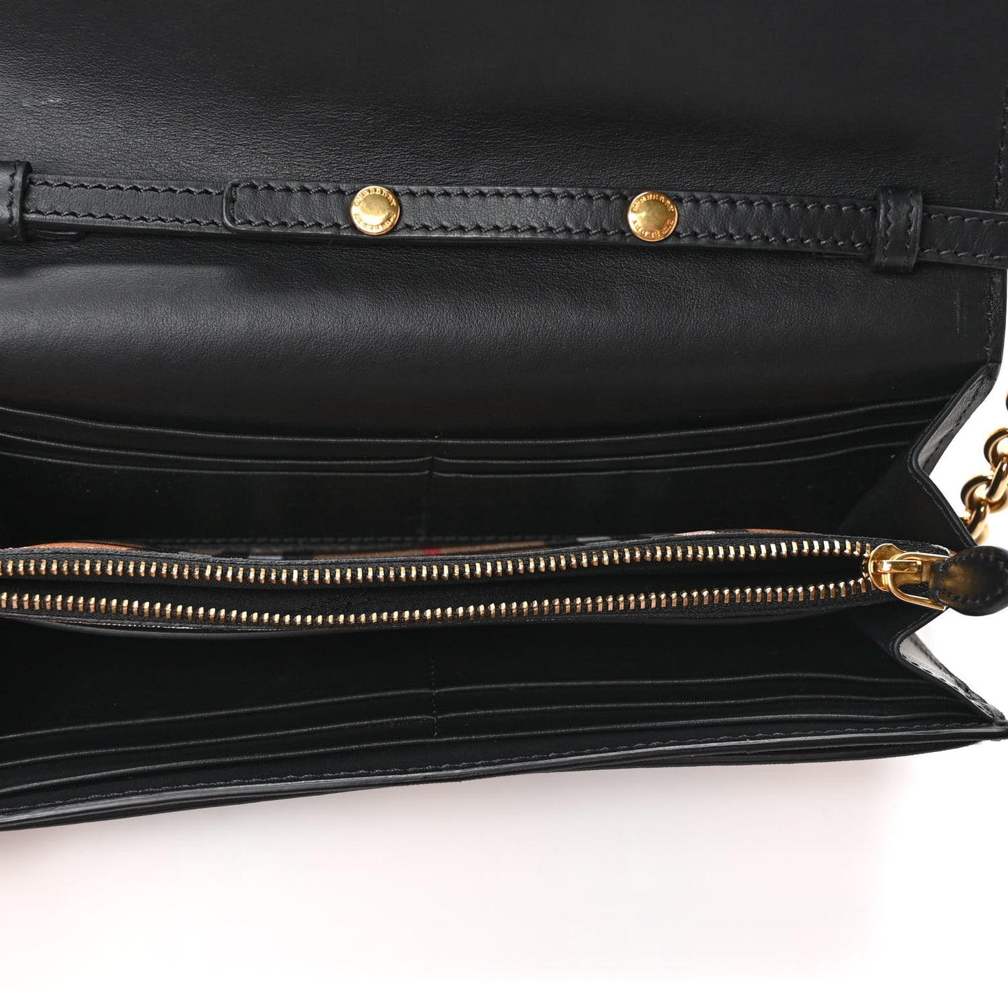 Vintage Check Halton Wallet Black