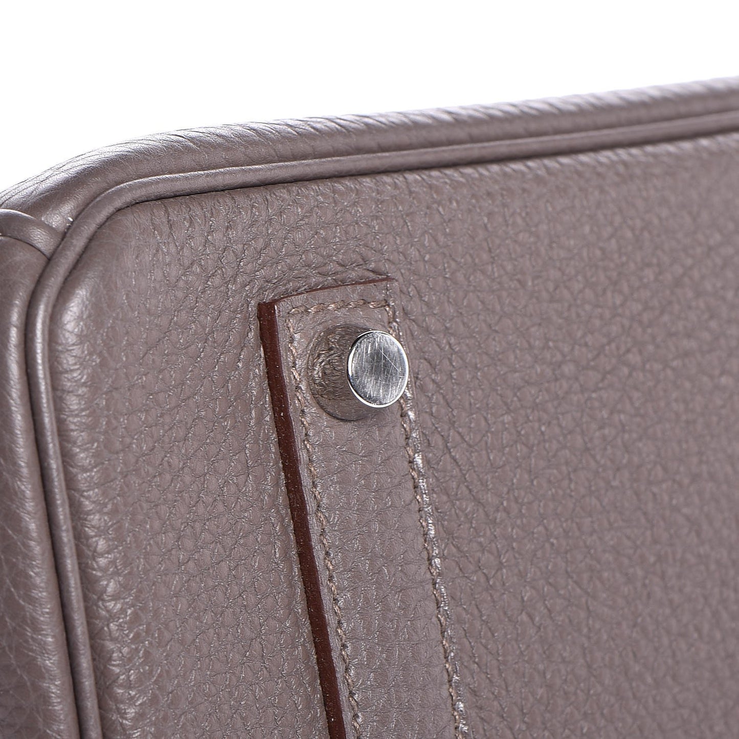 Togo Horeshoe Birkin 35 Etain Gris Perle