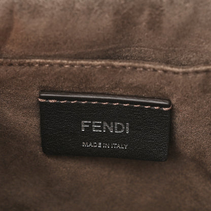 Fendi Metallic Calfskin Wonder Monster Kan I Shoulder Bag Gold 4 of 10