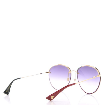 Gucci Glitter Aviator Sunglasses GG0351S Red 4 of 8