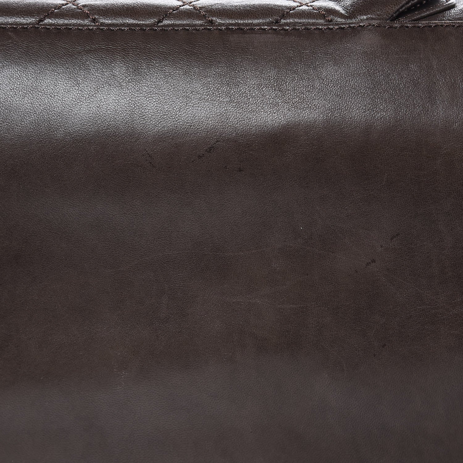 Chanel Lambskin Quilted 8 Knots Hobo Brown 10 of 13