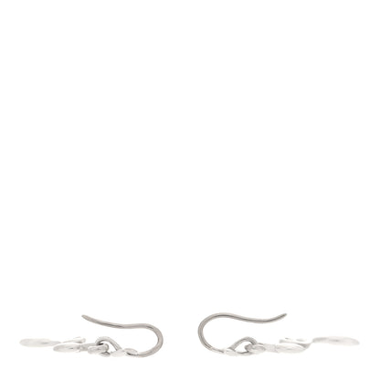 Tiffany Sterling Silver Paloma Picasso Olive Leaf Dangle Earrings 3 of 4
