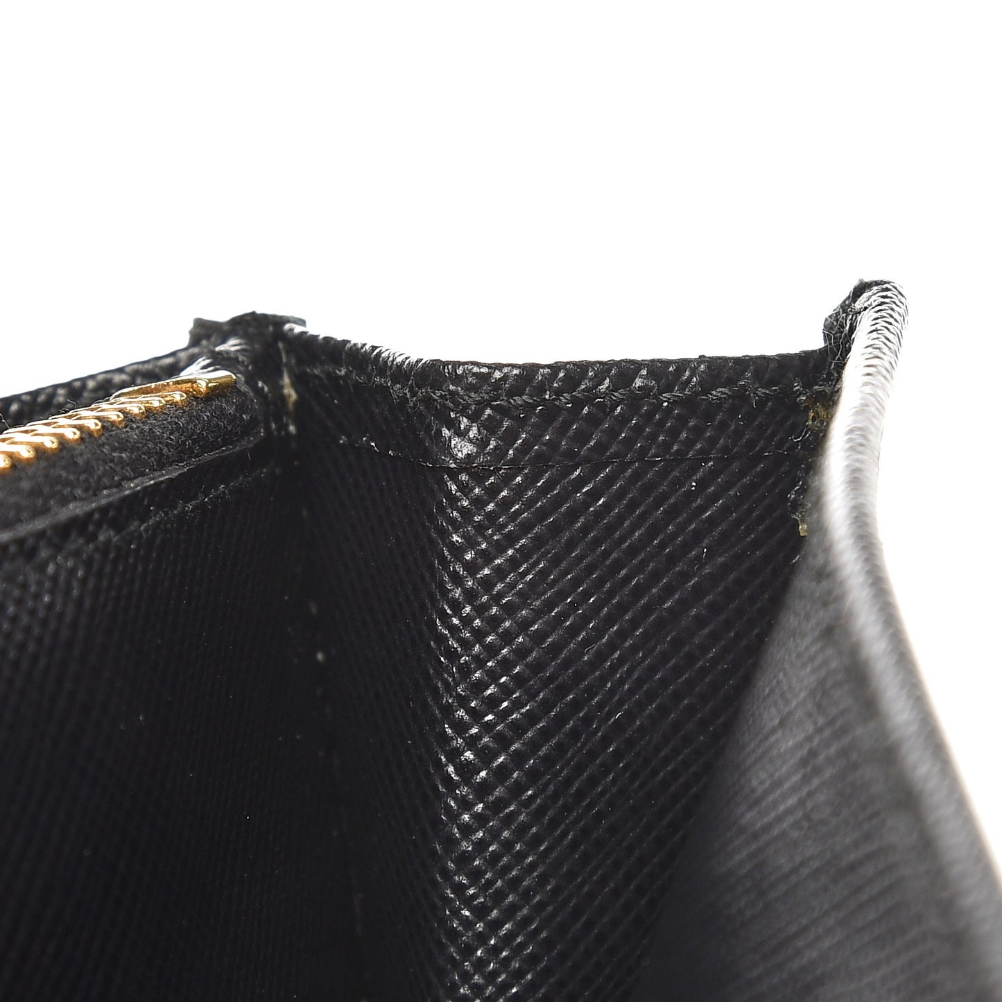 Saffiano Metal Continental Flap Wallet Nero Black