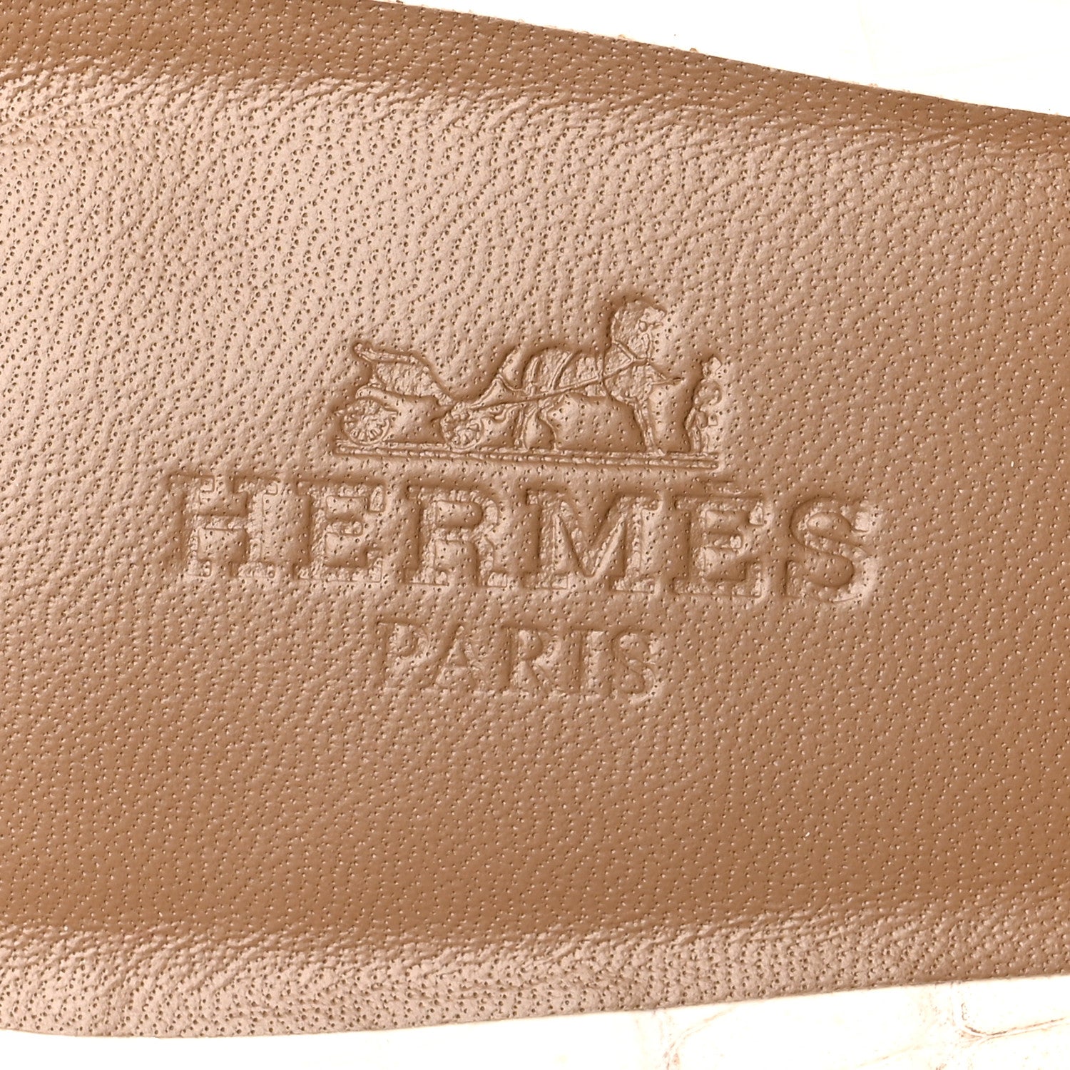 Hermes Matte Niloticus Crocodile Himalaya Oasis Sandals 37 White 7 of 9