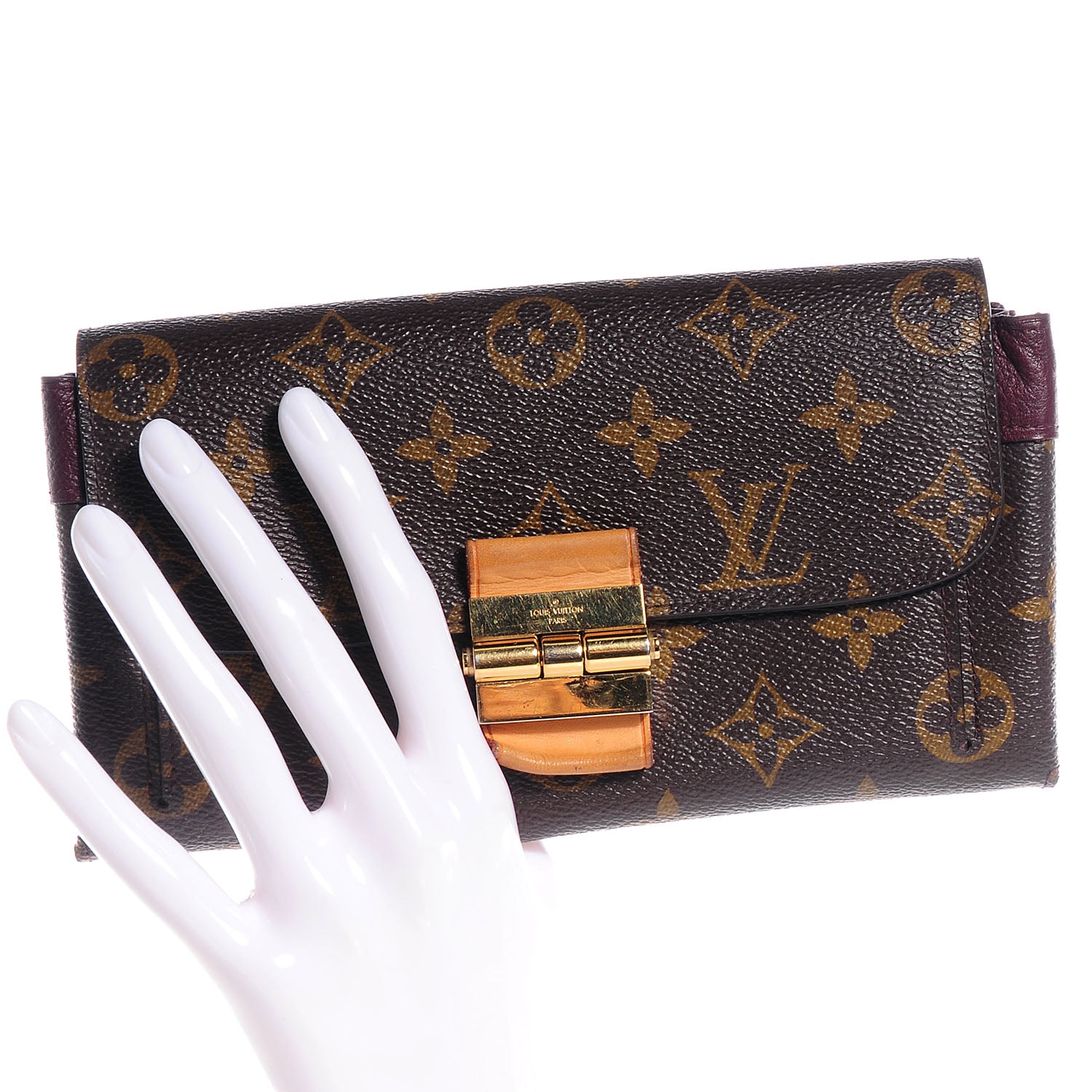 Louis Vuitton Monogram Elysee Wallet Bordeaux 2 of 8