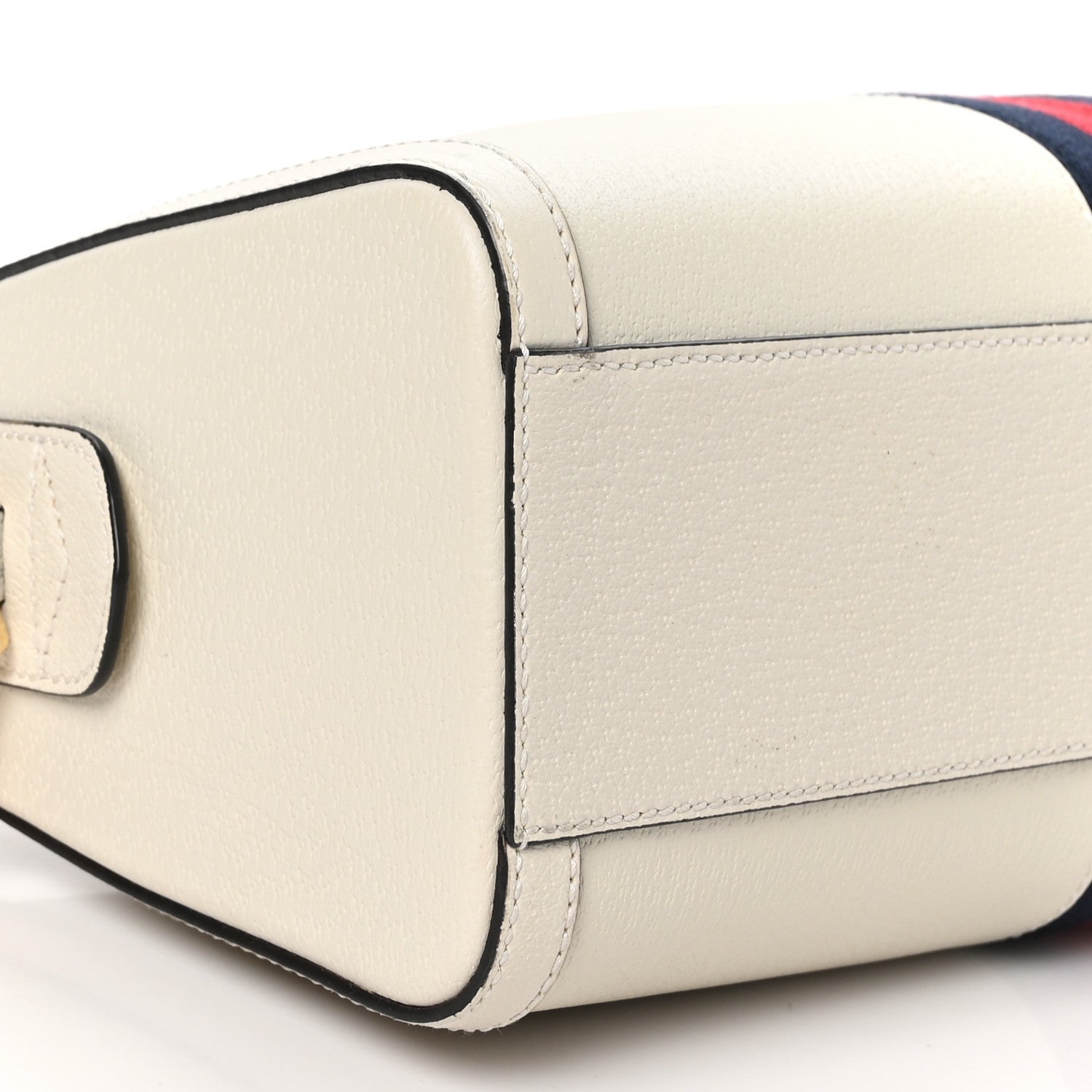 Gucci Suede Patent GG Web Medium Ophidia Boston Mystic White 9 of 10