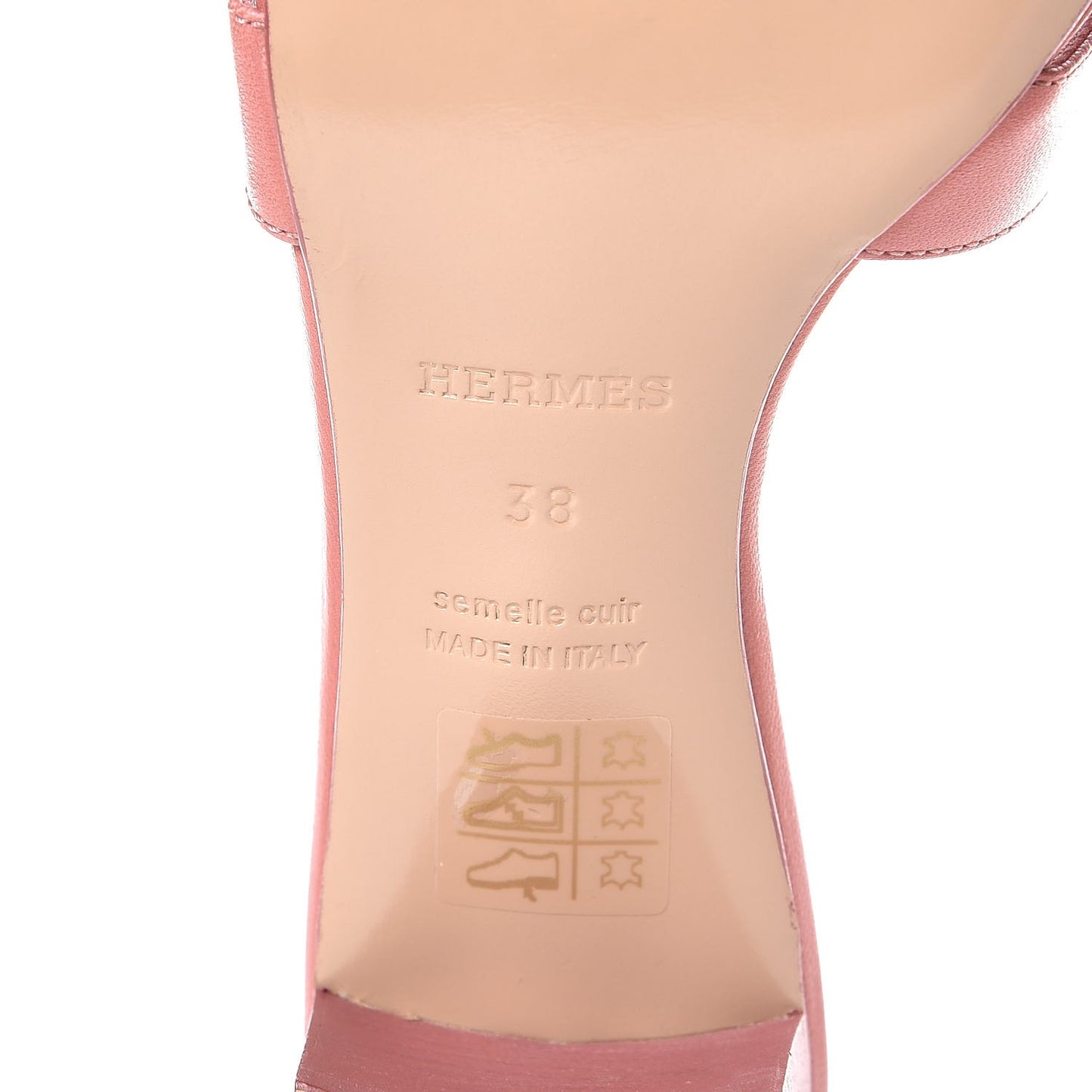 Nappa Oasis Sandals 38 Rouge Blush