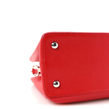 Louis Vuitton Taurillon Capucines MM Coquelicot 8 of 9