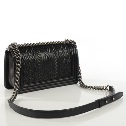 Chanel Lambskin Medium Celtic Boy Flap Black 3 of 8