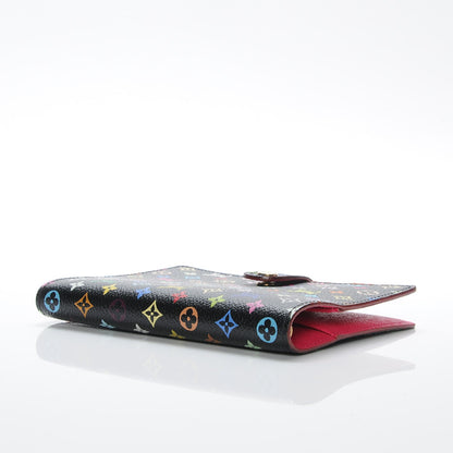 Louis Vuitton Monogram Multicolor Small Ring Agenda Cover Black Grenade 4 of 6