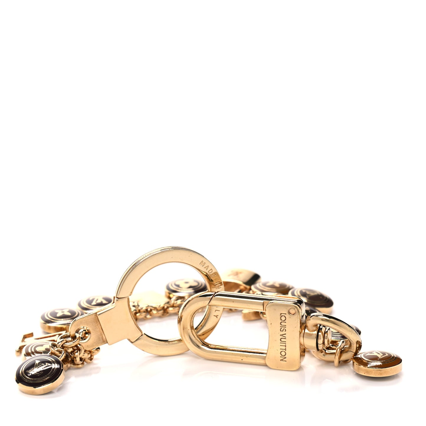 Pastilles Key Chain Bag Charm Brown